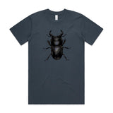Stag Beetle T shirt printed on 100% organic cotton t shirt. 