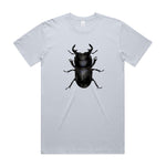 Stag Beetle T shirt printed on 100% organic cotton t shirt. 