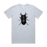 Stag Beetle T shirt printed on 100% organic cotton t shirt. 