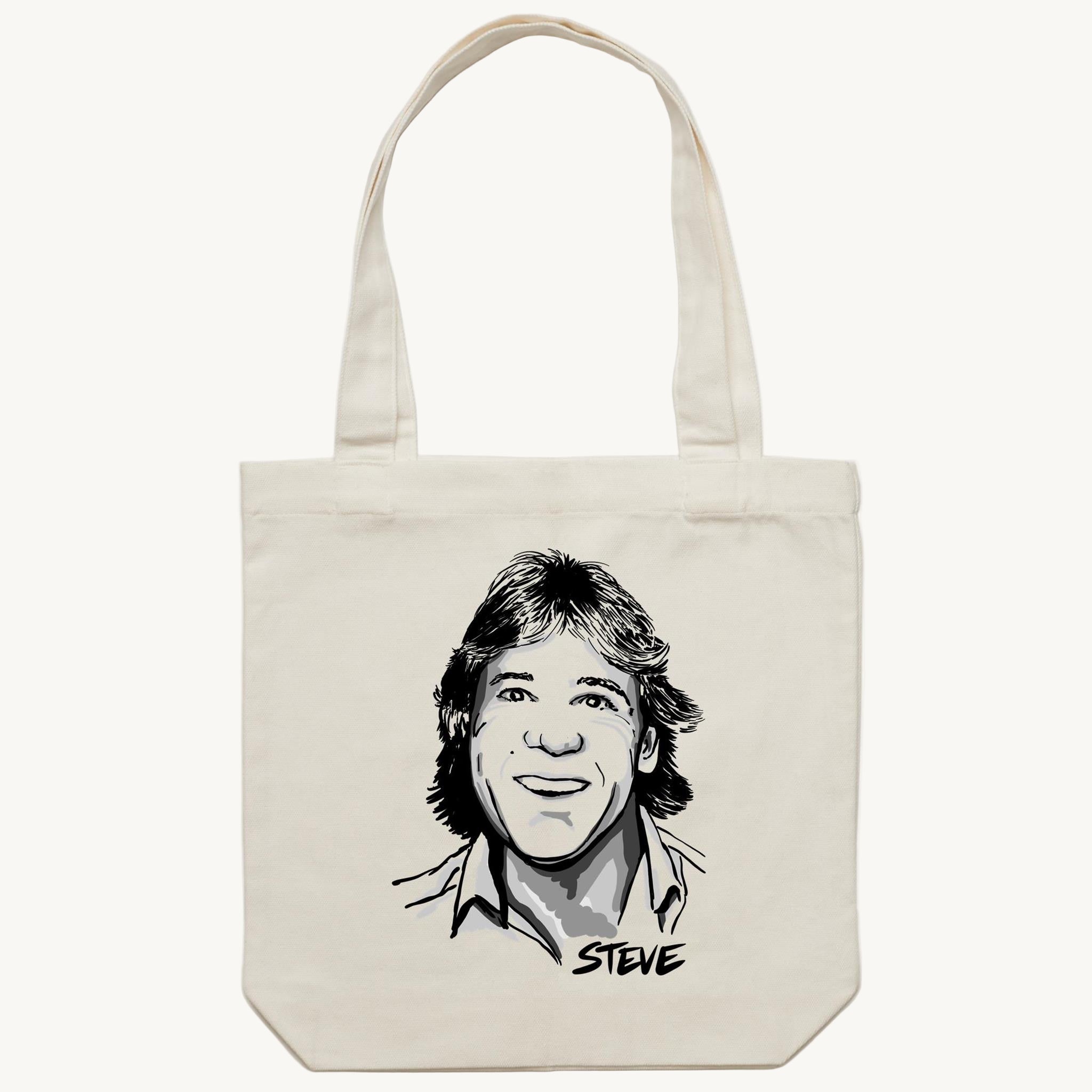 Steve Irwin Tote Bag by High Tees