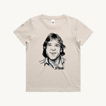 Steve Kids T shirt bone by High Tees.