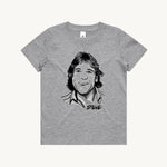 Steve Kids T shirt grey by High Tees.
