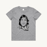 Steve Kids T shirt grey by High Tees.