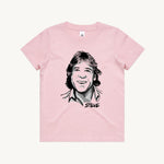 Steve Kids T shirt pink by High Tees.