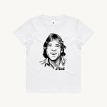 Steve Kids T shirt white by High Tees.