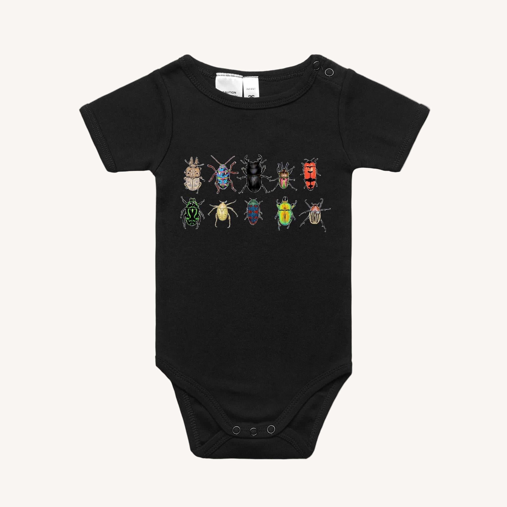 The Beetles All in One Romper Black by High Tees
