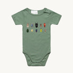The Beetles All in One Romper Green by High Tees