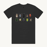 The Beetles Unisex T shirt Black by High Tees