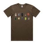 The Beetles Unisex T shirt Walnut by High Tees