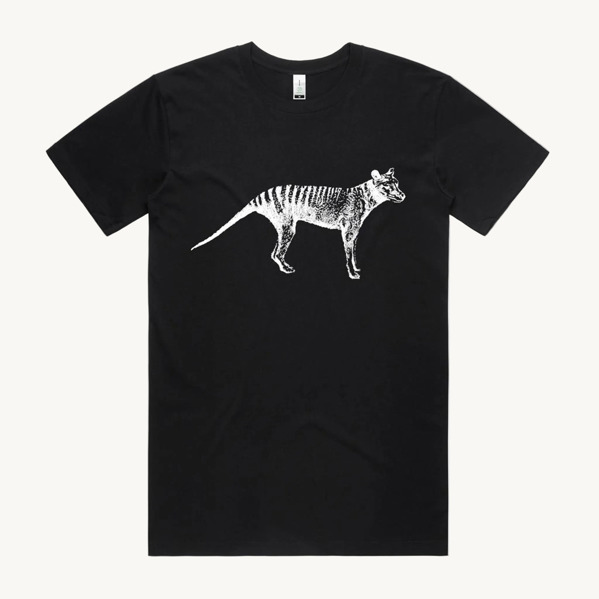 Thylacine Black Unisex Tshirt by High Tees.