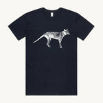 Thylacine Navy Unisex Tshirt by High Tees.