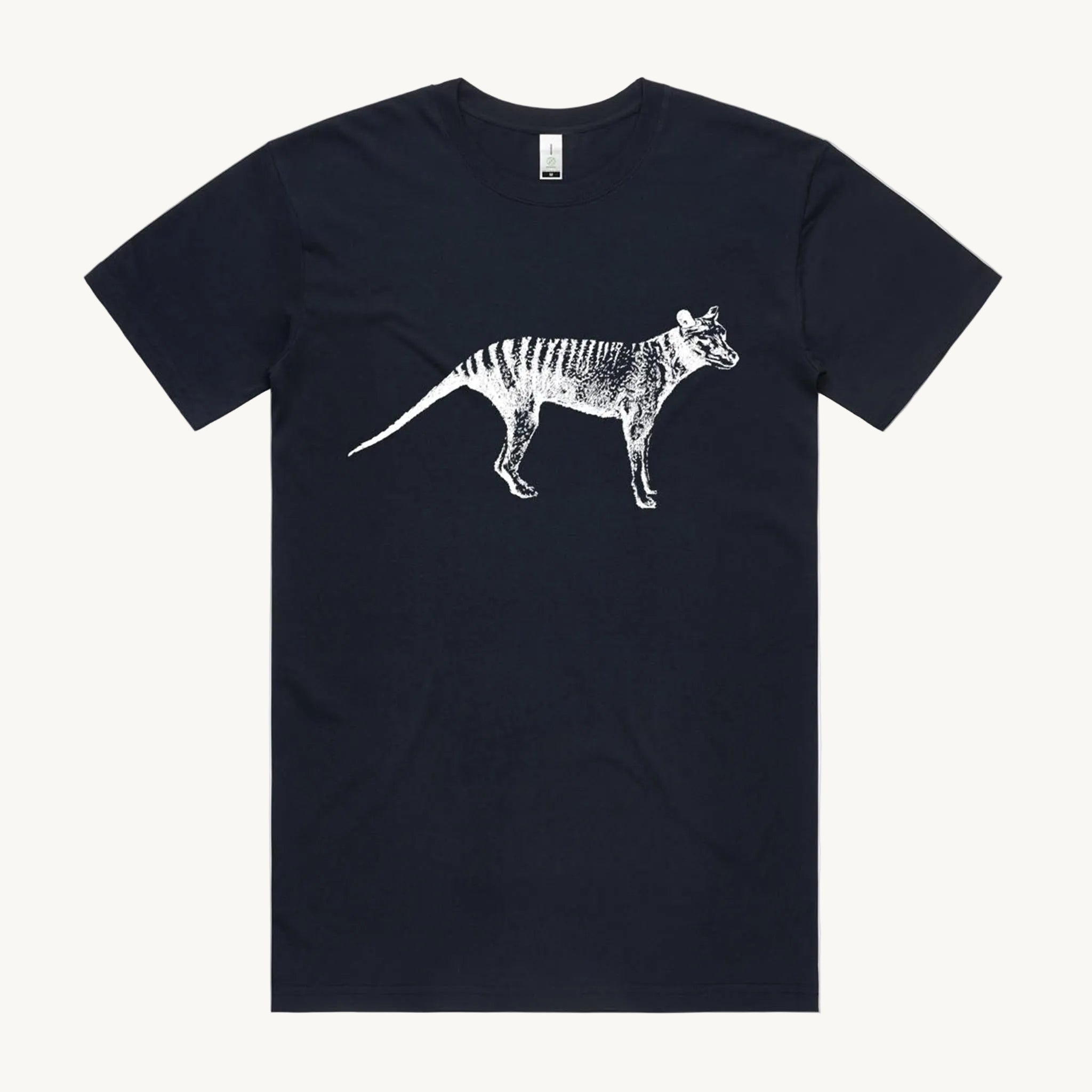 Thylacine Navy Unisex Tshirt by High Tees.