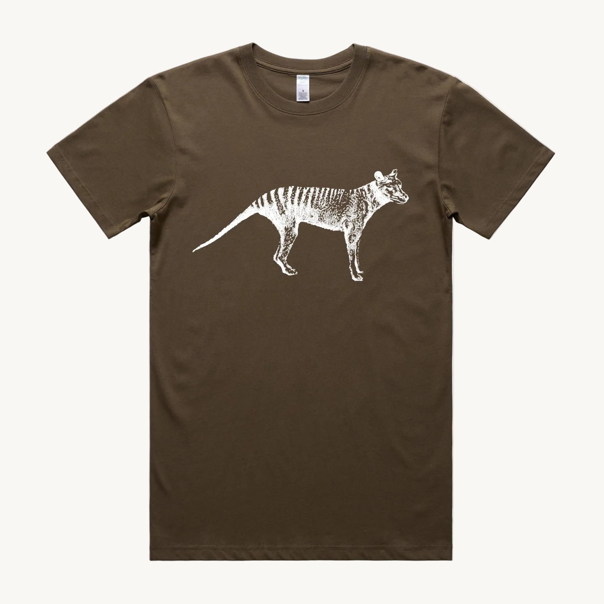 Thylacine Walnut Unisex Tshirt by High Tees.