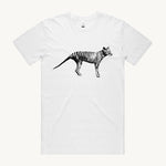 Thylacine White Unisex Tshirt by High Tees.