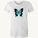 Ulysses Shallowtail Butterfly White T shirt