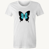 Ulysses Shallowtail Butterfly White T shirt