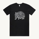Wombat Black Regular T shirt by High Tees. 
