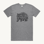 Wombat Black Regular T shirt by High Tees. 