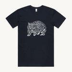 Wombat Black Regular T shirt by High Tees. 