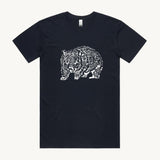 Wombat Black Regular T shirt by High Tees. 