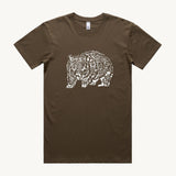 Wombat Walnut Regular T shirt by High Tees. 