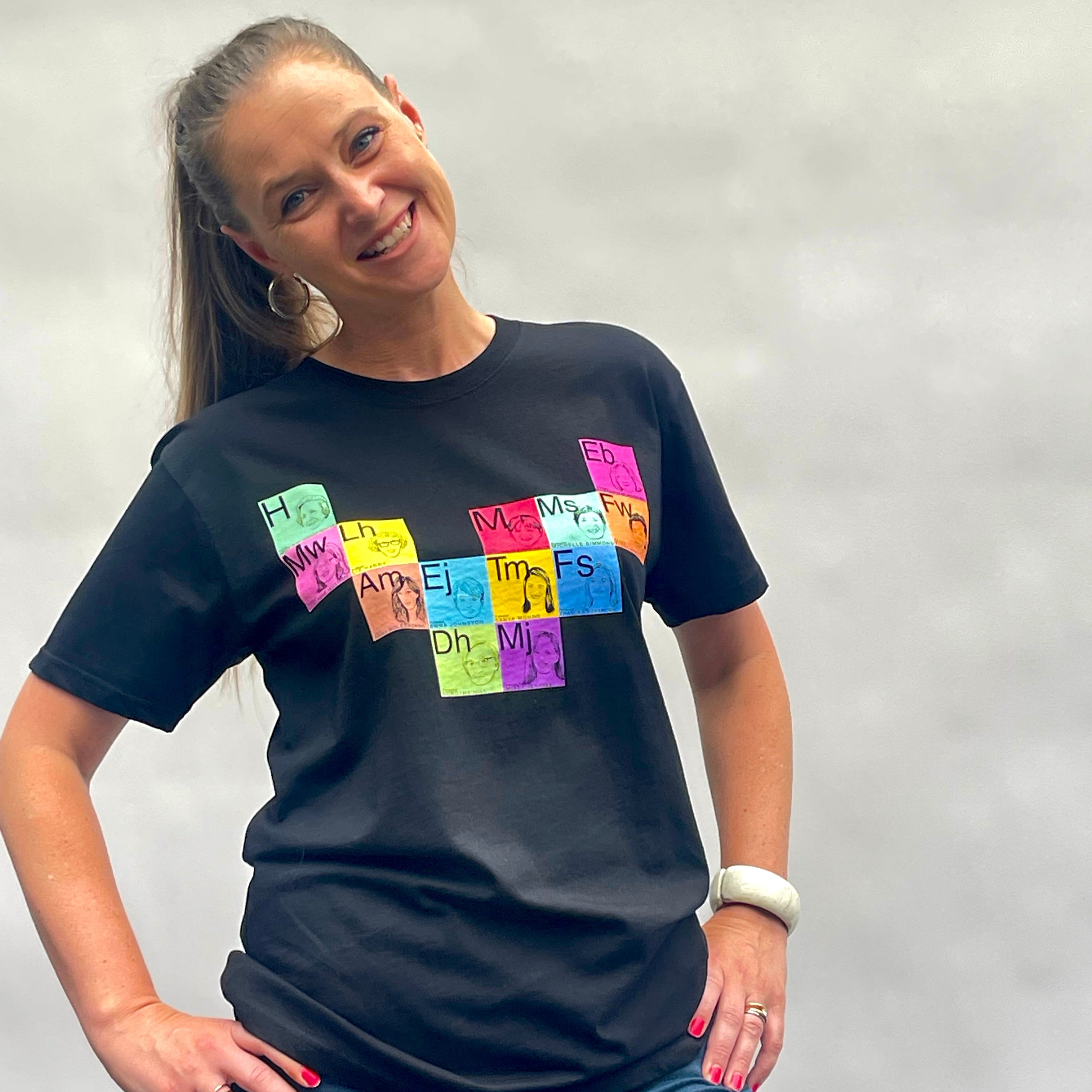 Women in STEM Black T shirt