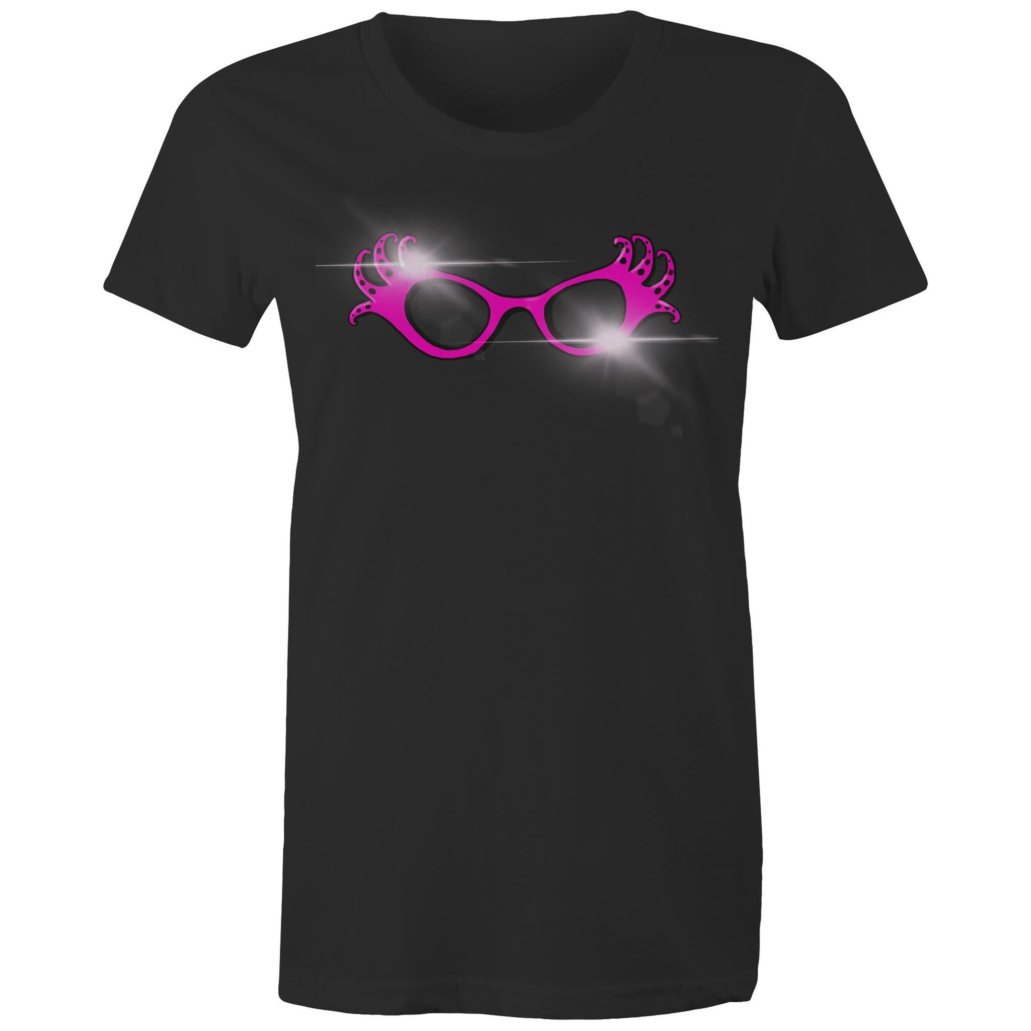 Glitter Glasses Women's T shirt