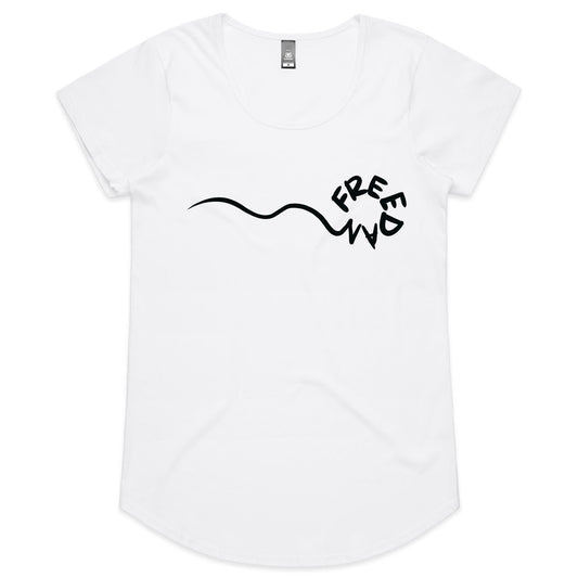 FREEDAN Women's Scoop Neck T-Shirt