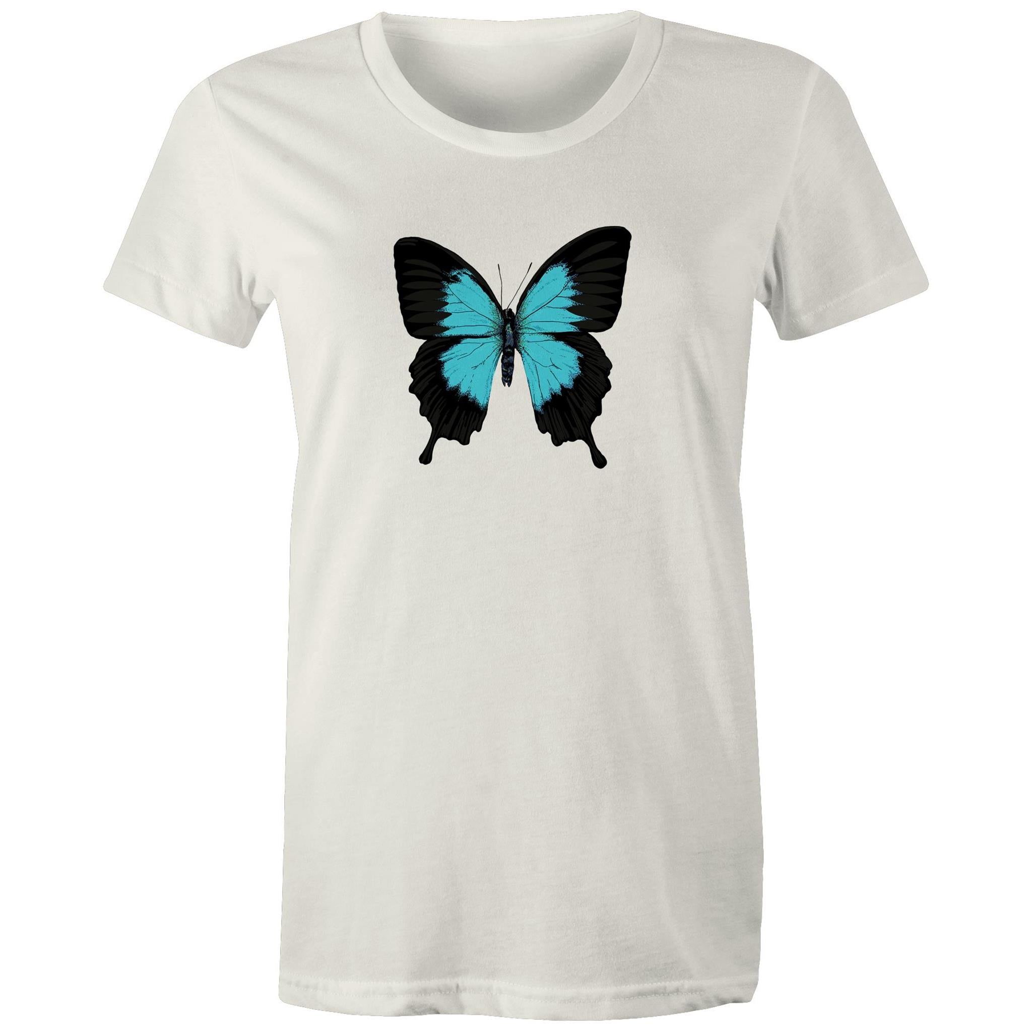 Ulysses Shallowtail Butterfly Womens Organic T shirt