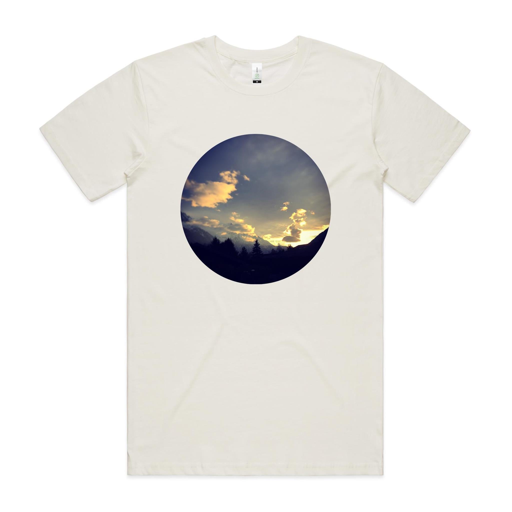 Chamonix Sunset T shirt x