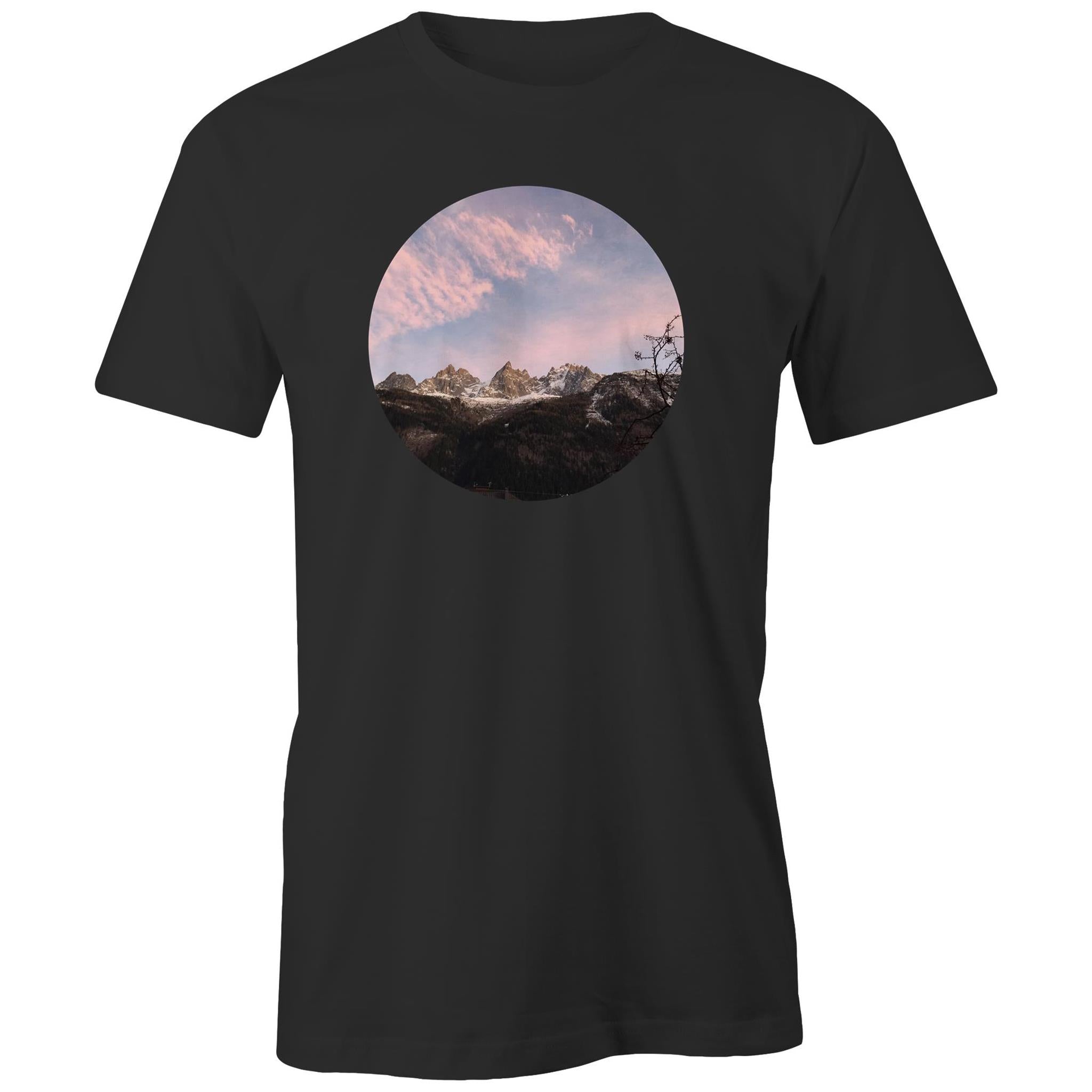 Chamonix Sunrise T shirt