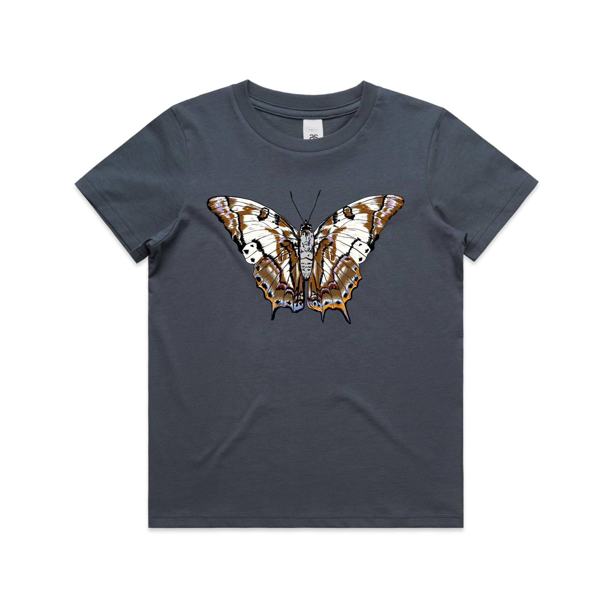 Tailed Emperor Butterfly Kids T shirt