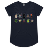 The Beetles Womens Scoop Neck T-Shirt