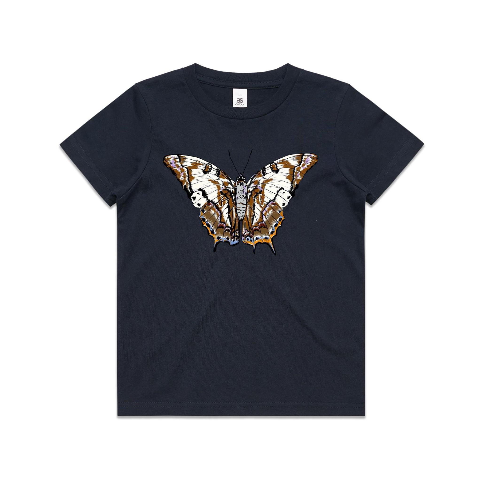 Tailed Emperor Butterfly Kids T shirt