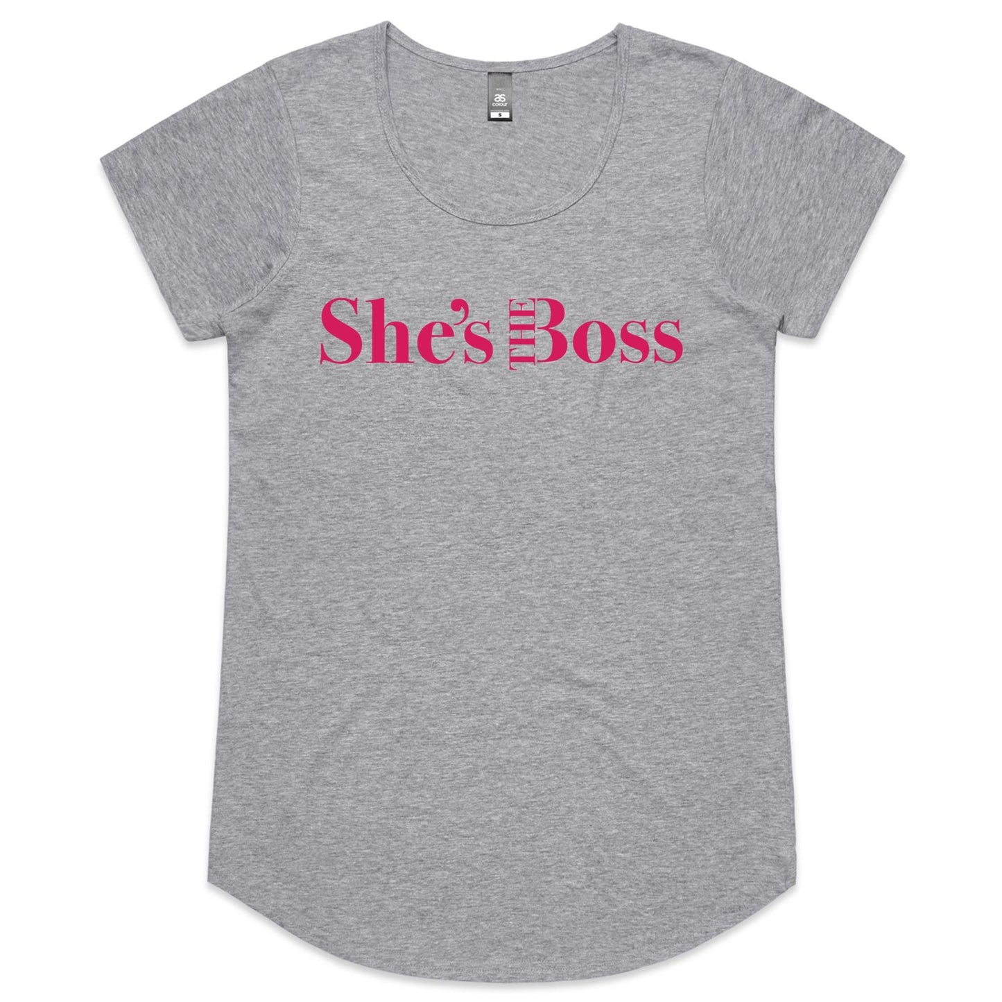 She's The Boss Scoop Tee