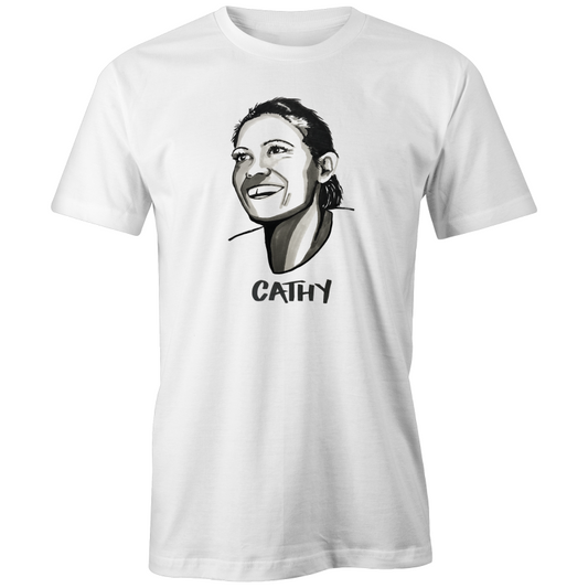 Cathy Freeman T-shirt – High Tees Australian icon graphic tee, ethically made in Melbourne. ©High Tees