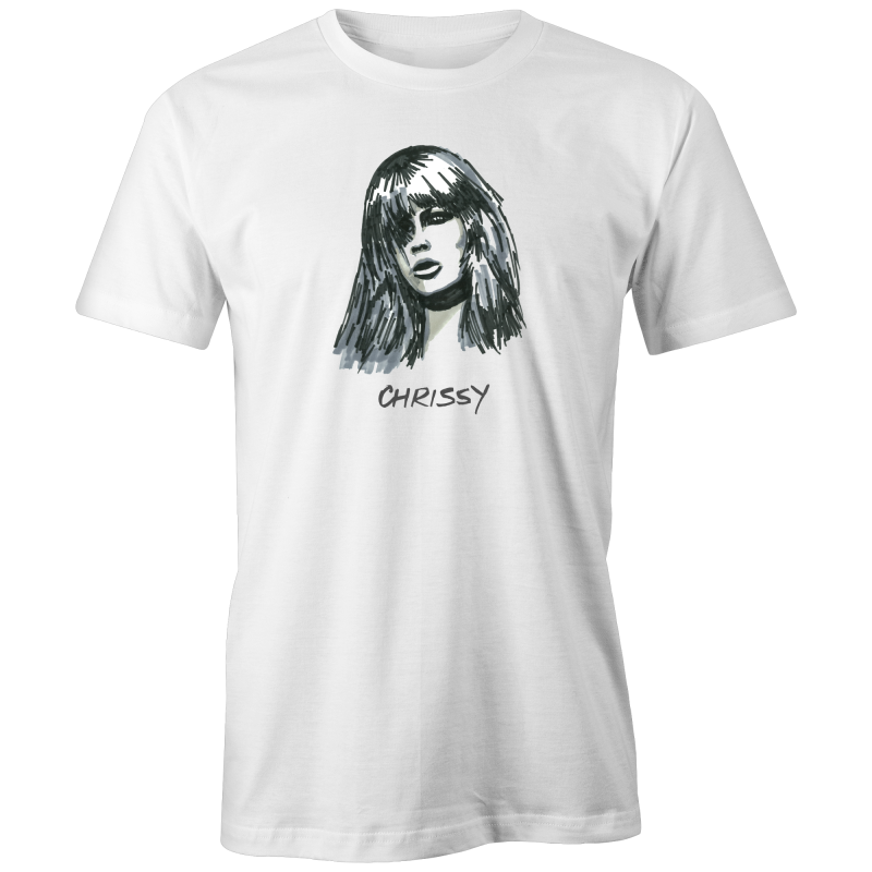 Chrissy Amphlett T shirt – High Tees Australian icon graphic tee, ethically made in Melbourne. ©High Tees