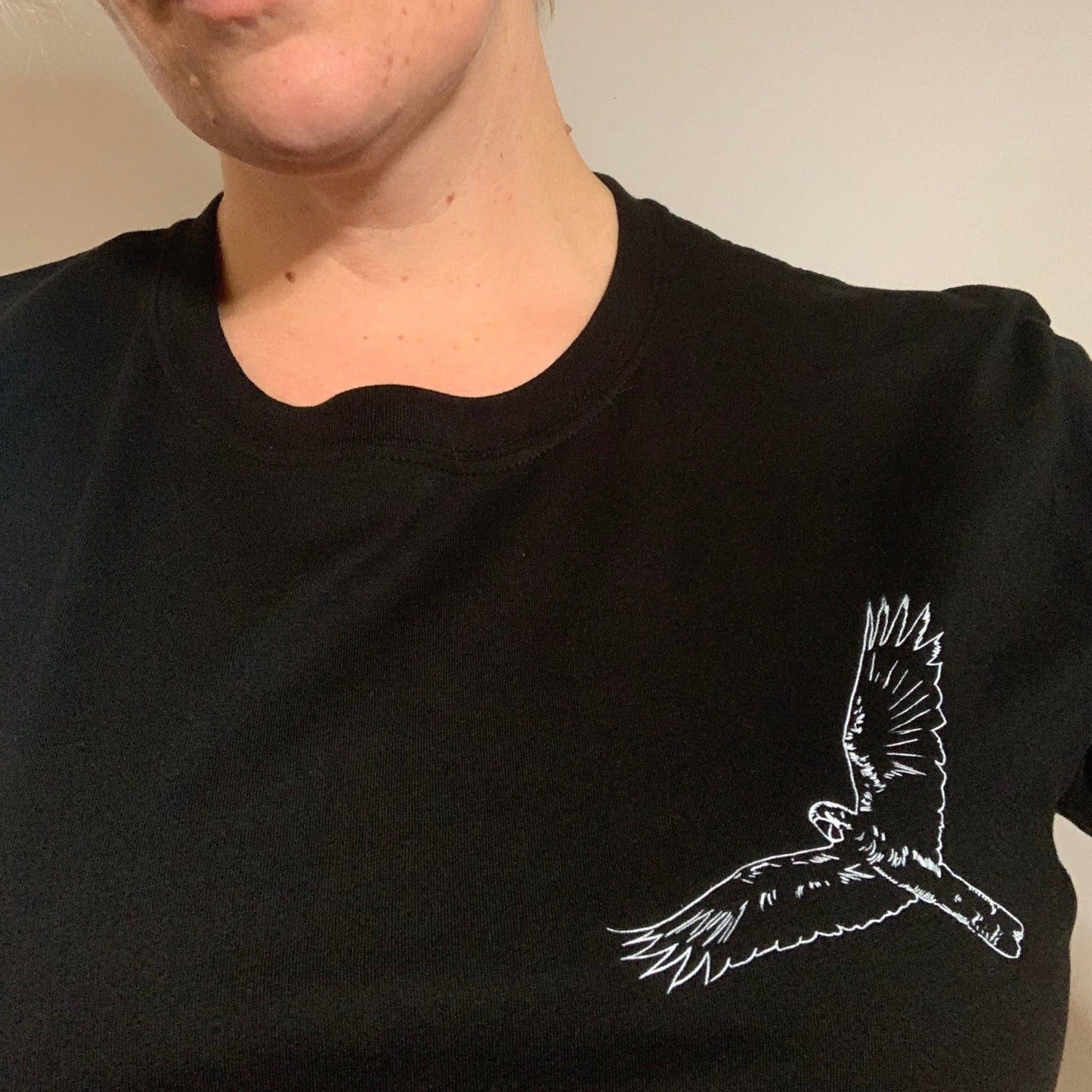 Glossy Black Cockatoo T Shirt
