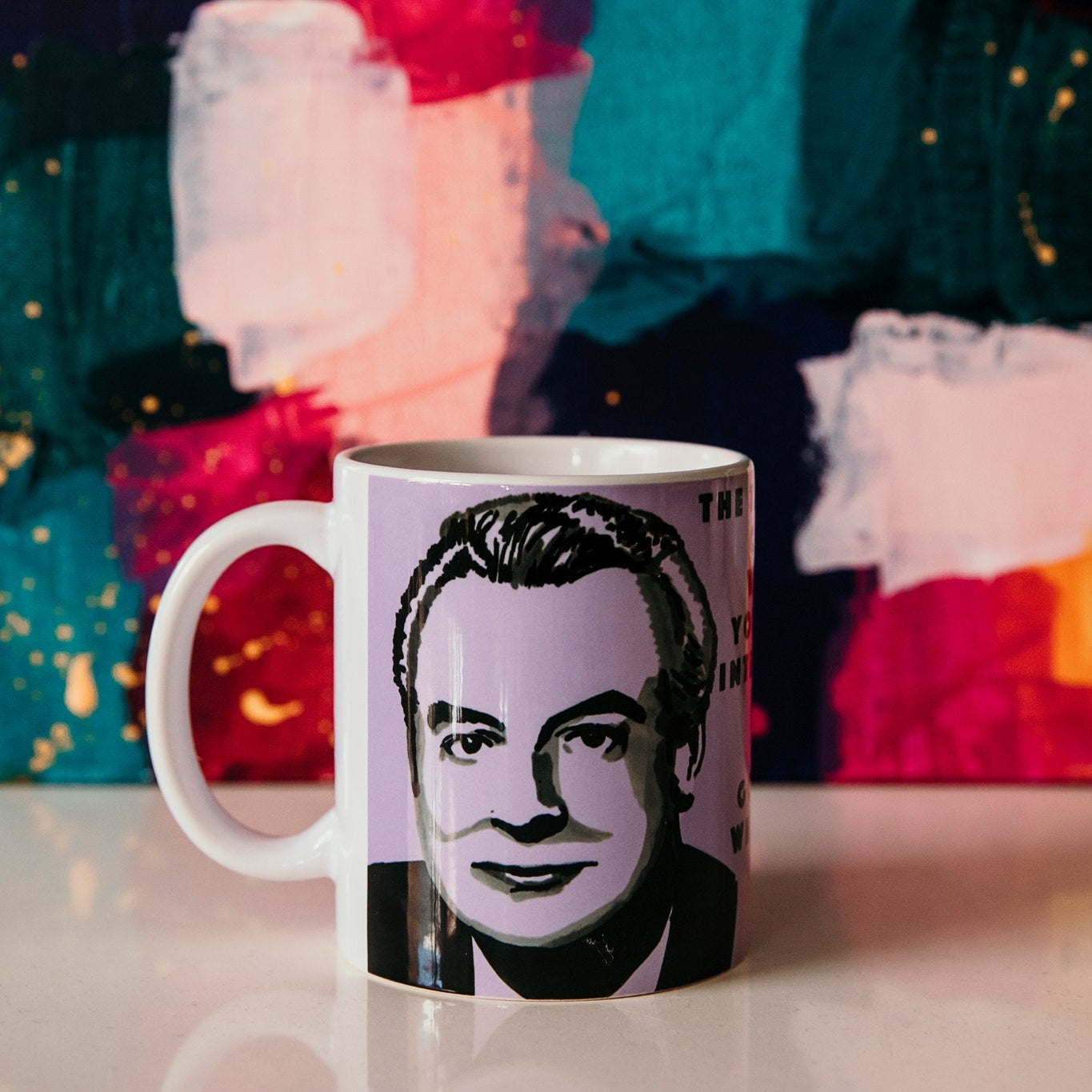 Gough Whitlam Mug designed by High Tees. Printed to order in Melbourne. 
