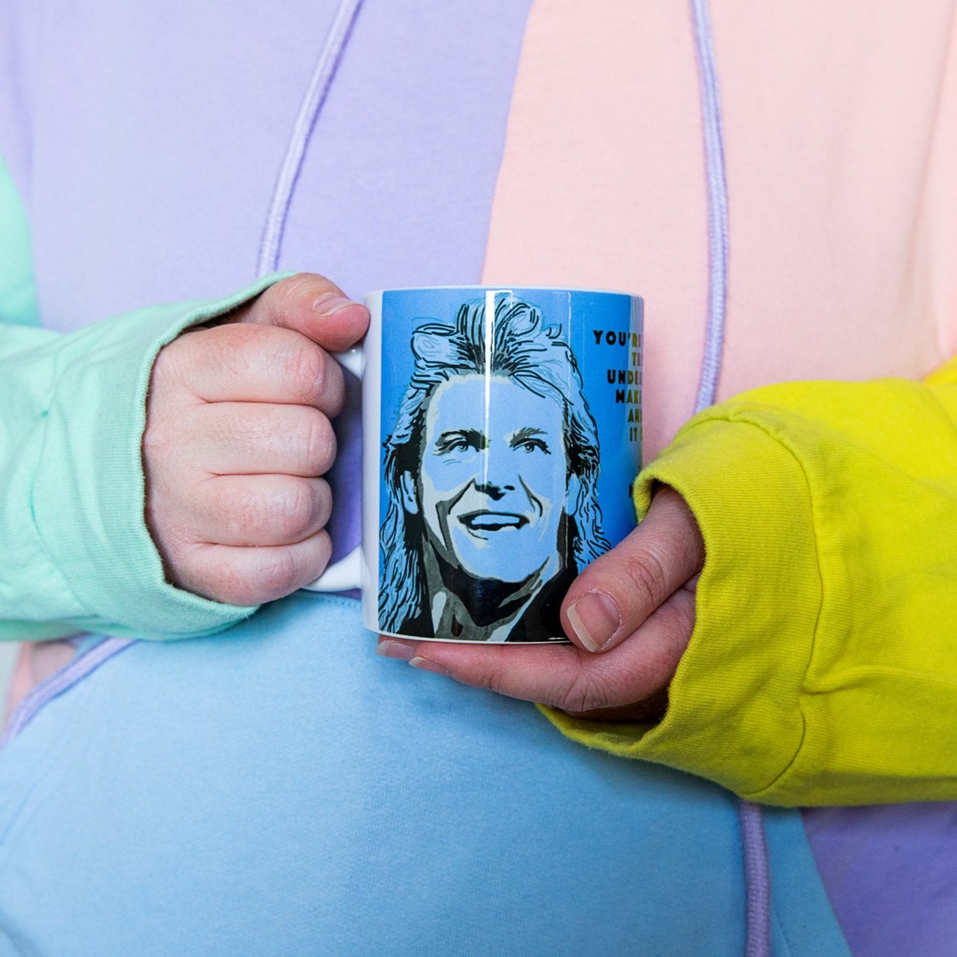 John Farnham Mug designed by High Tees.