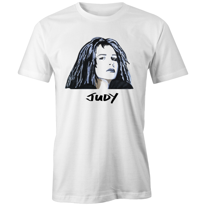 Judy Davis T shirt - High Tees Australian icon t shirts, ethically made in Melbourne. ©High Tees