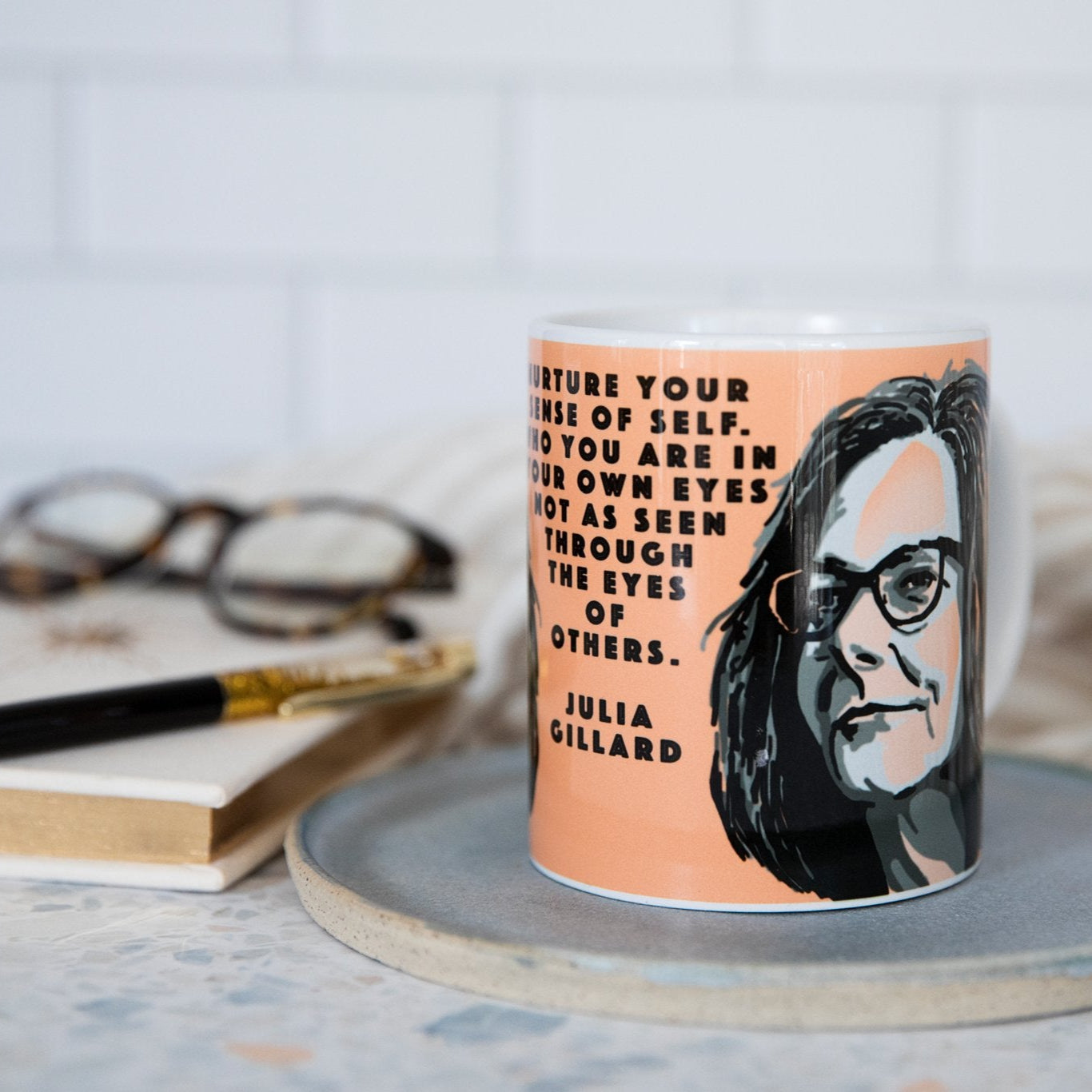 Julia Gillard Mug. High Tees Australia. ©High Tees
