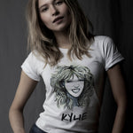 Kylie Minogue T-shirt – High Tees Australian icon graphic tee, ethically made in Melbourne. ©High Tees