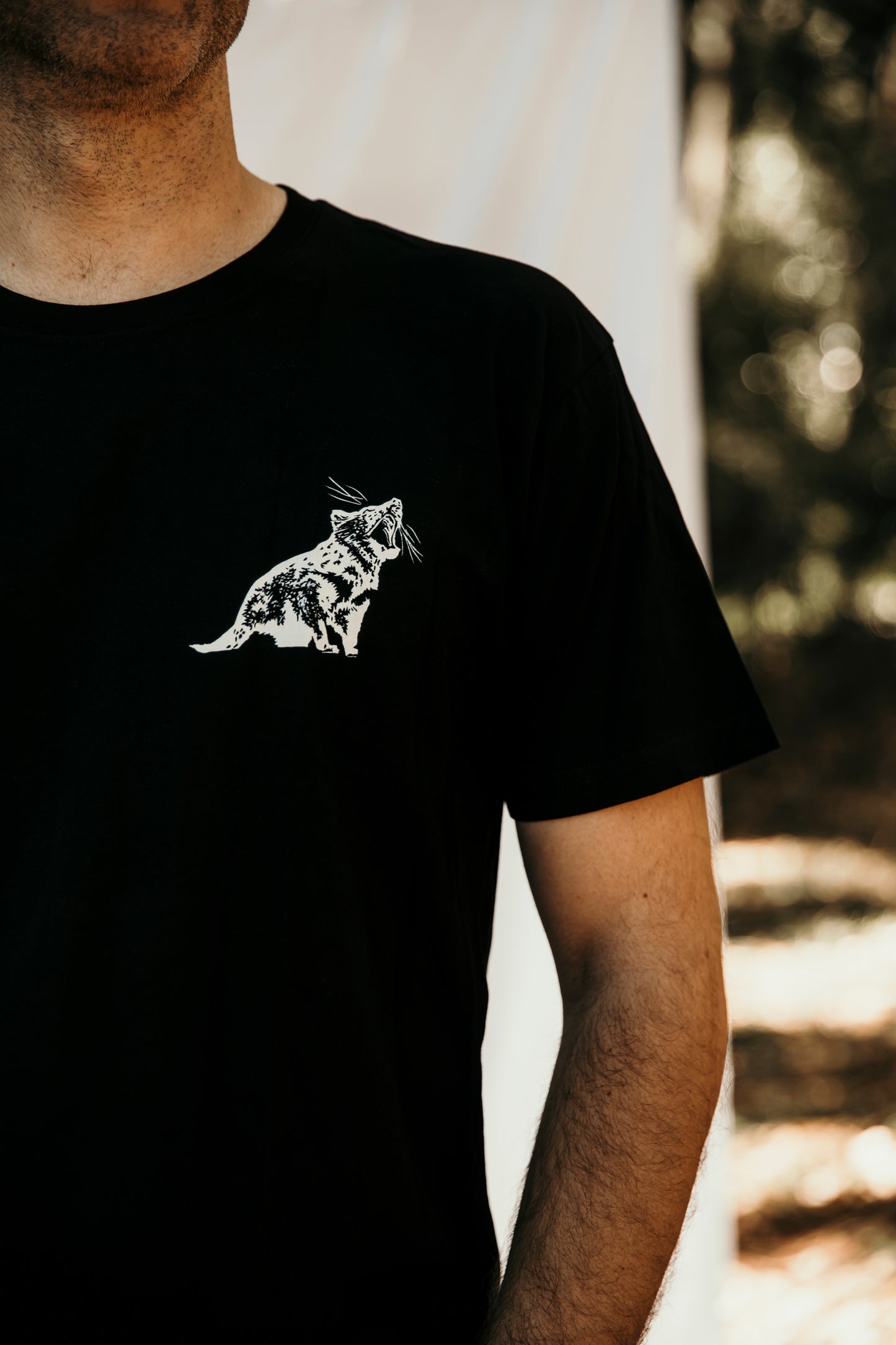 TASSIE DEVIL POCKET Organic Tee