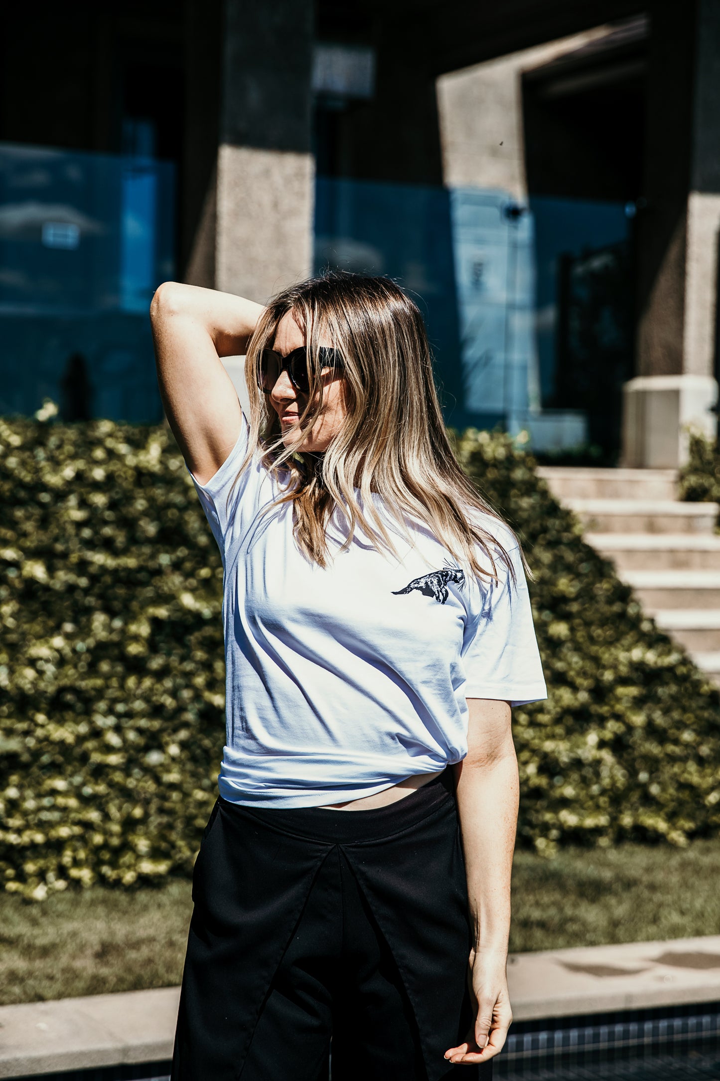 TASSIE DEVIL POCKET Organic Tee