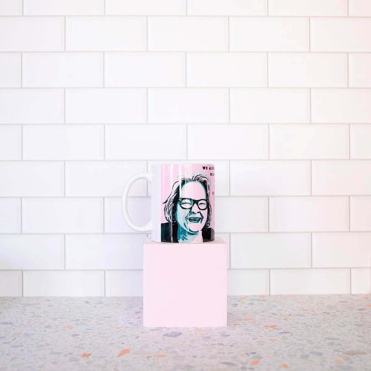 Magda Szubanski Mug designed by High Tees. 