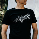 Platypus Black Unisex T shirt by High Tees