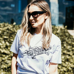 Platypus White Unisex T shirt by High Tees