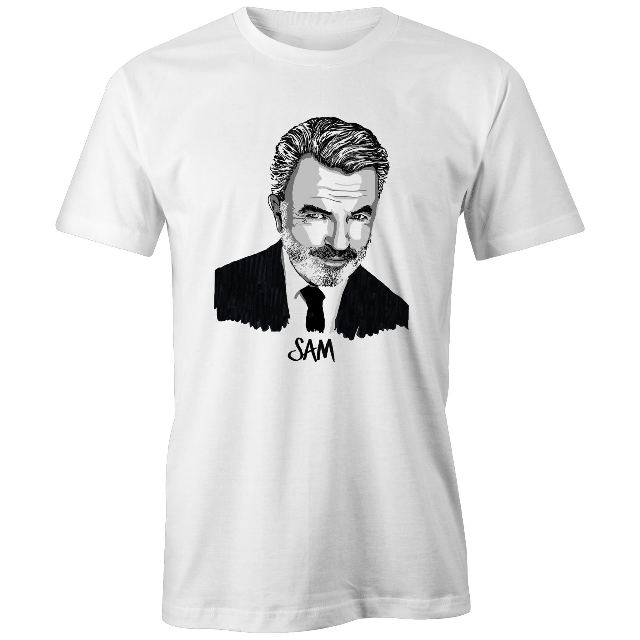 Sam Neill T shirt. High Tees Australia. ©High Tees