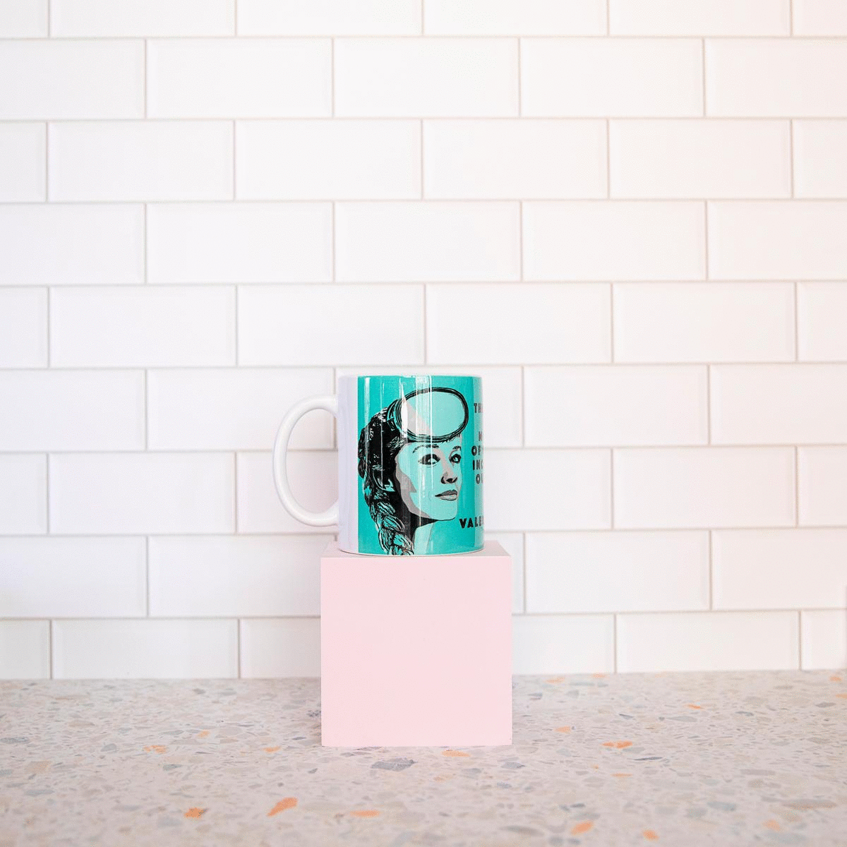 Valerie Taylor Mug designed by High Tees. 